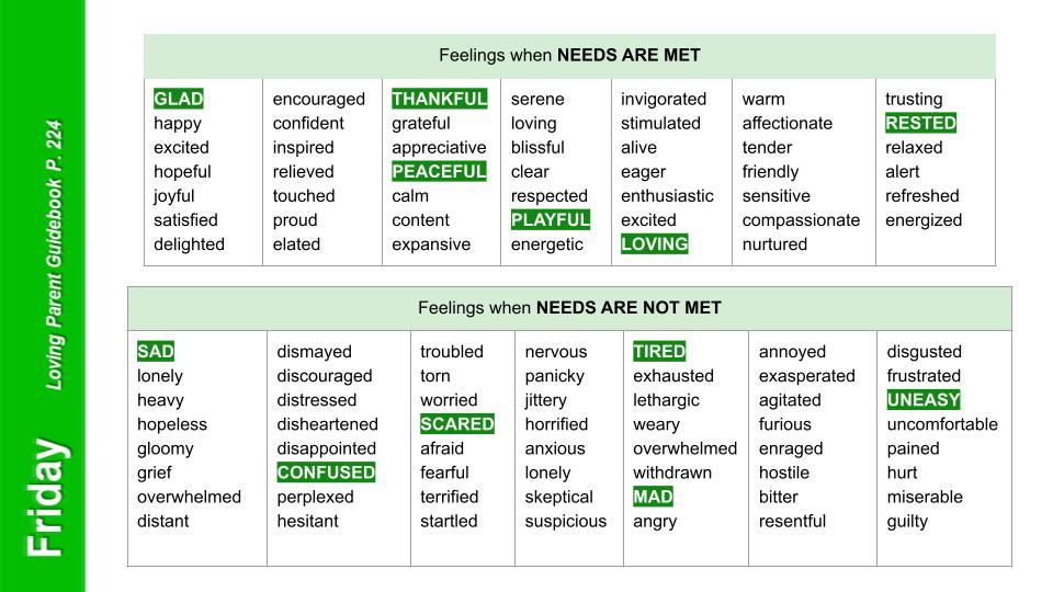 New Feelings Slides (2 slides) - Version 3