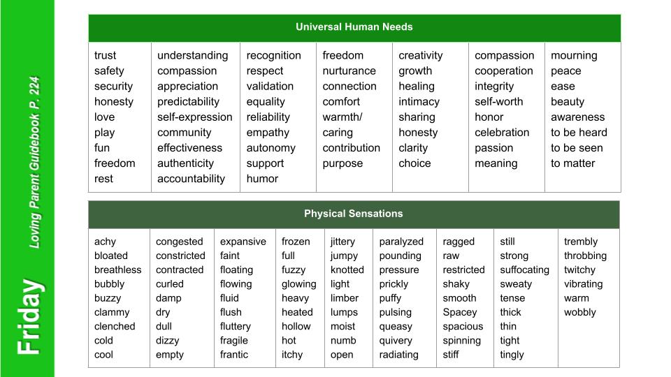 New Feelings slide (2 slides) - Version 3